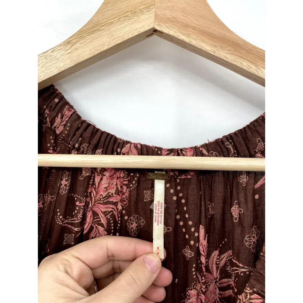 Free people brown golden hour Dress